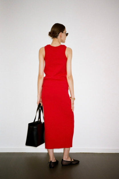 Red tank top, (KaterinaKvit) TSS250010