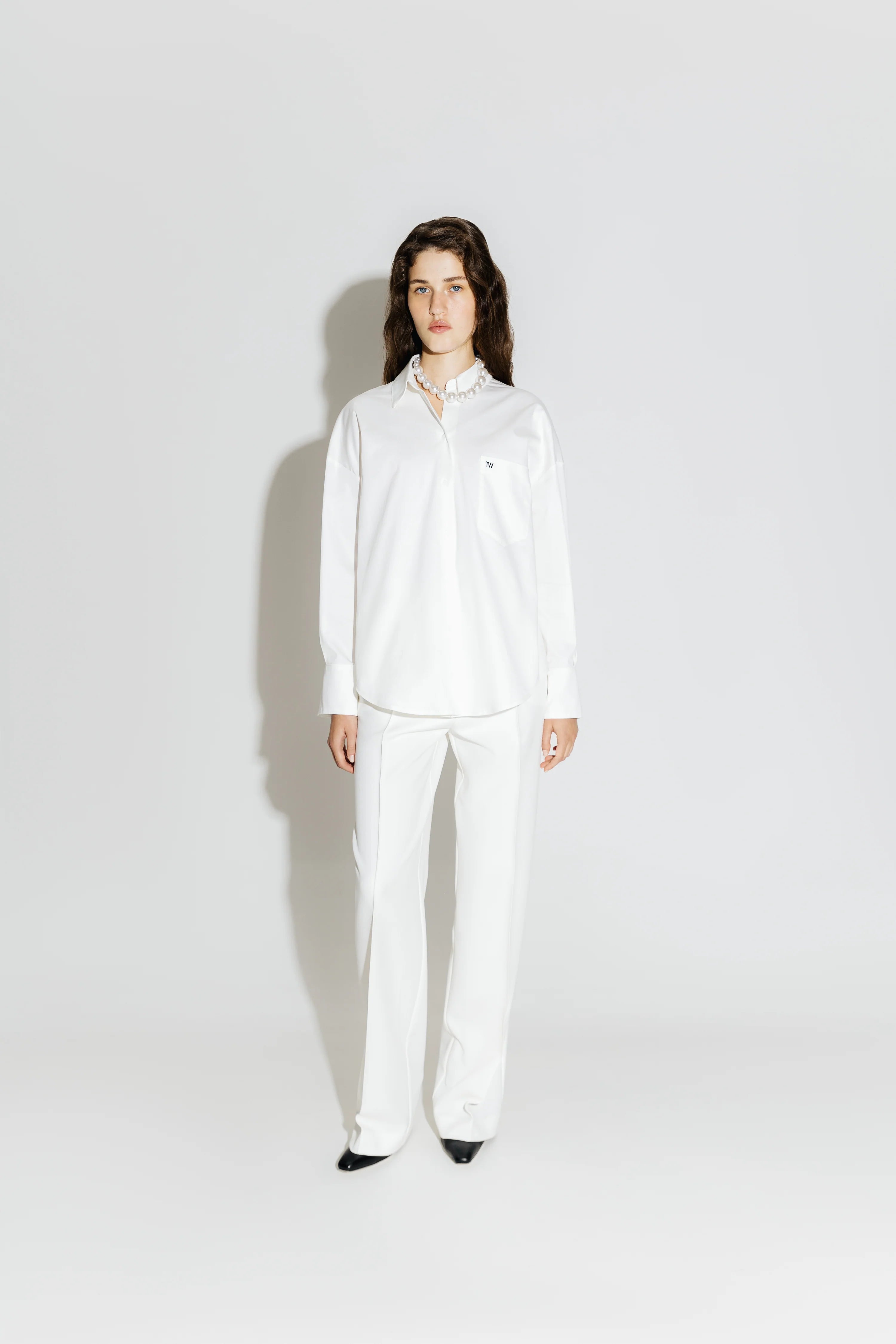 Základní košile &quot;Wells&quot; (Total White) FW2505