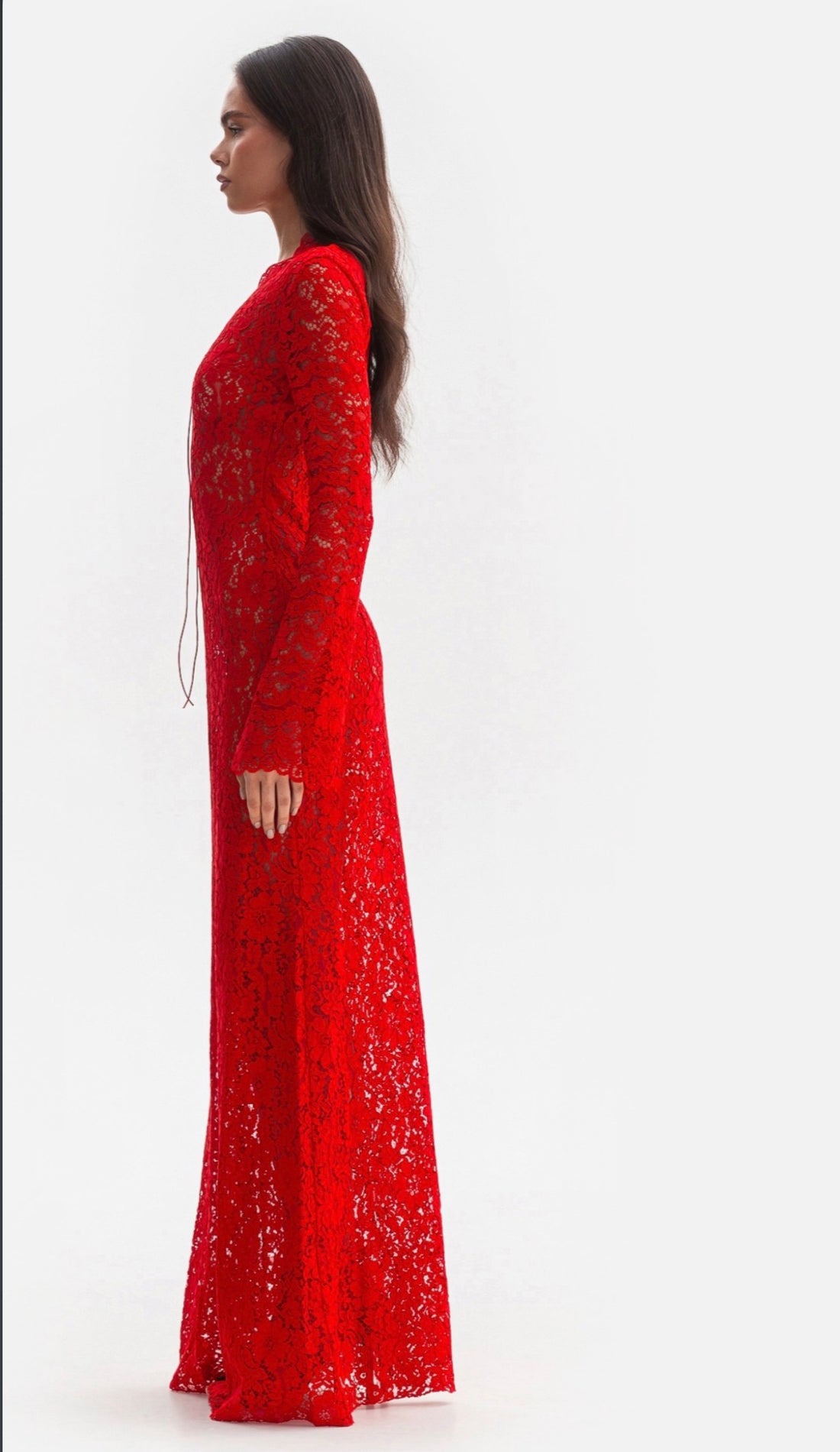 Šaty LACERA - elegantní šaty z gipúry (LE GRETES) , 225-07FW25/26