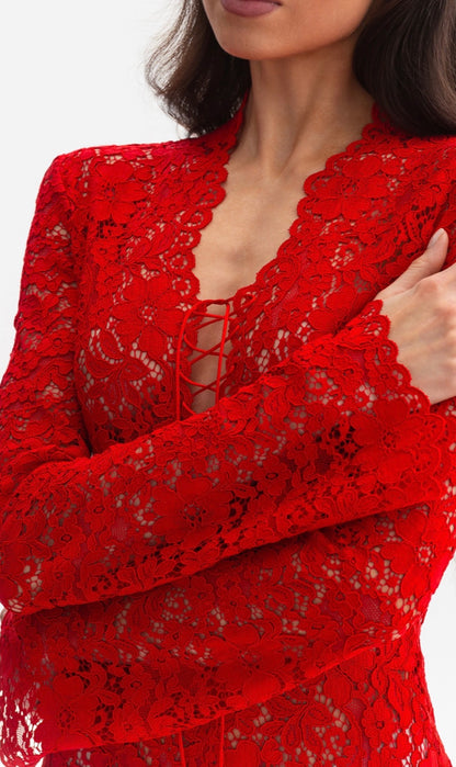 Сукня LACERA - елегантна гіпюрова сукня (LE GRETES), 225-07FW25/26