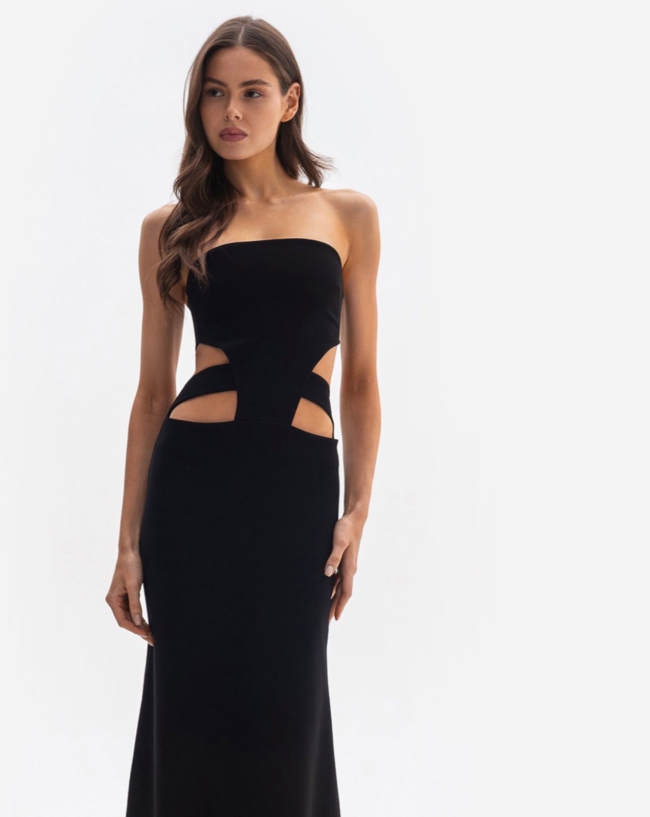 Šaty VOID - večerní šaty s výstřihy v pase (LE GRETES) , DR06S25