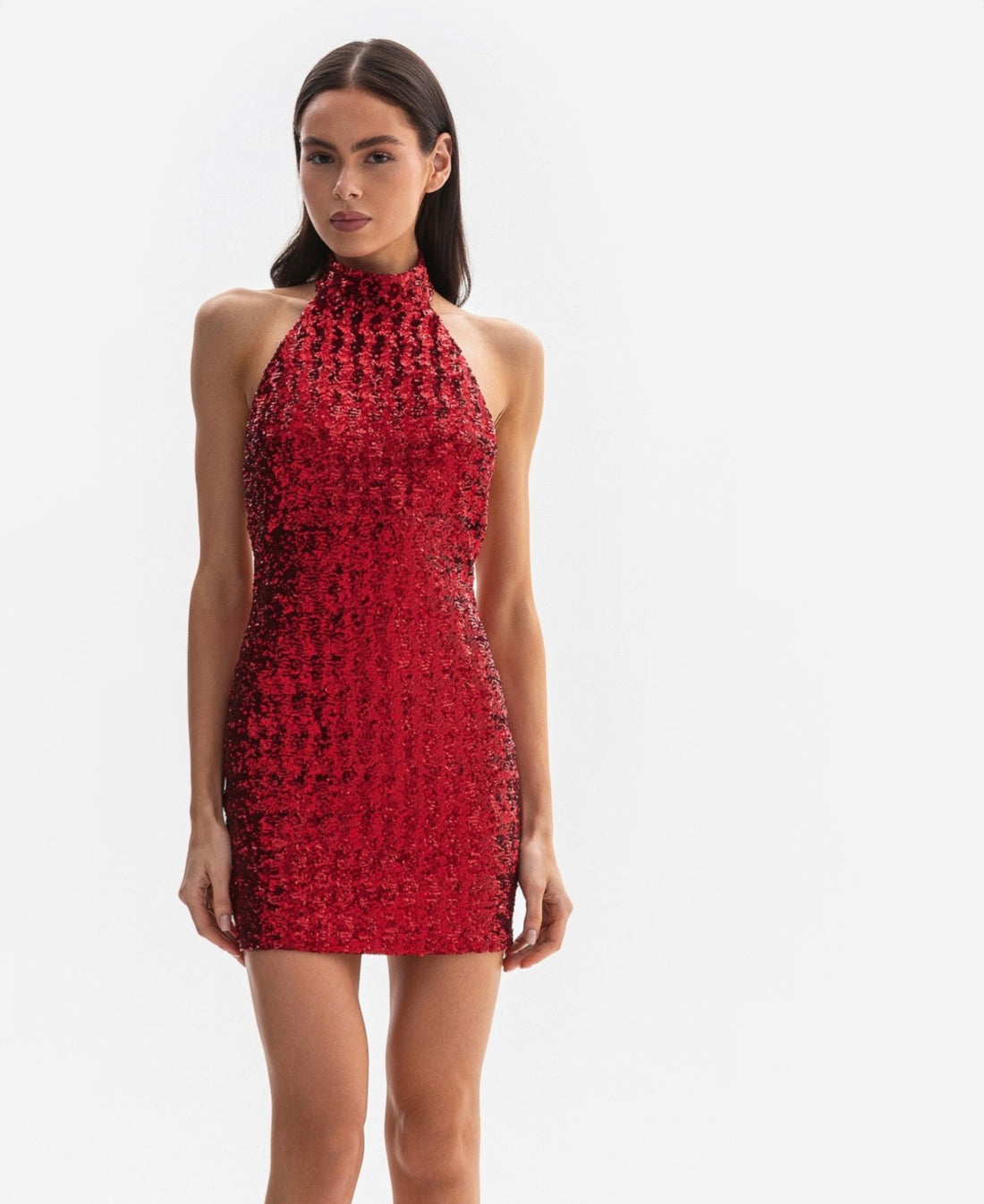 Šaty RHEA - elegantní minišaty z jemných flitrů (LE GRETES) , 201-07FW25/26