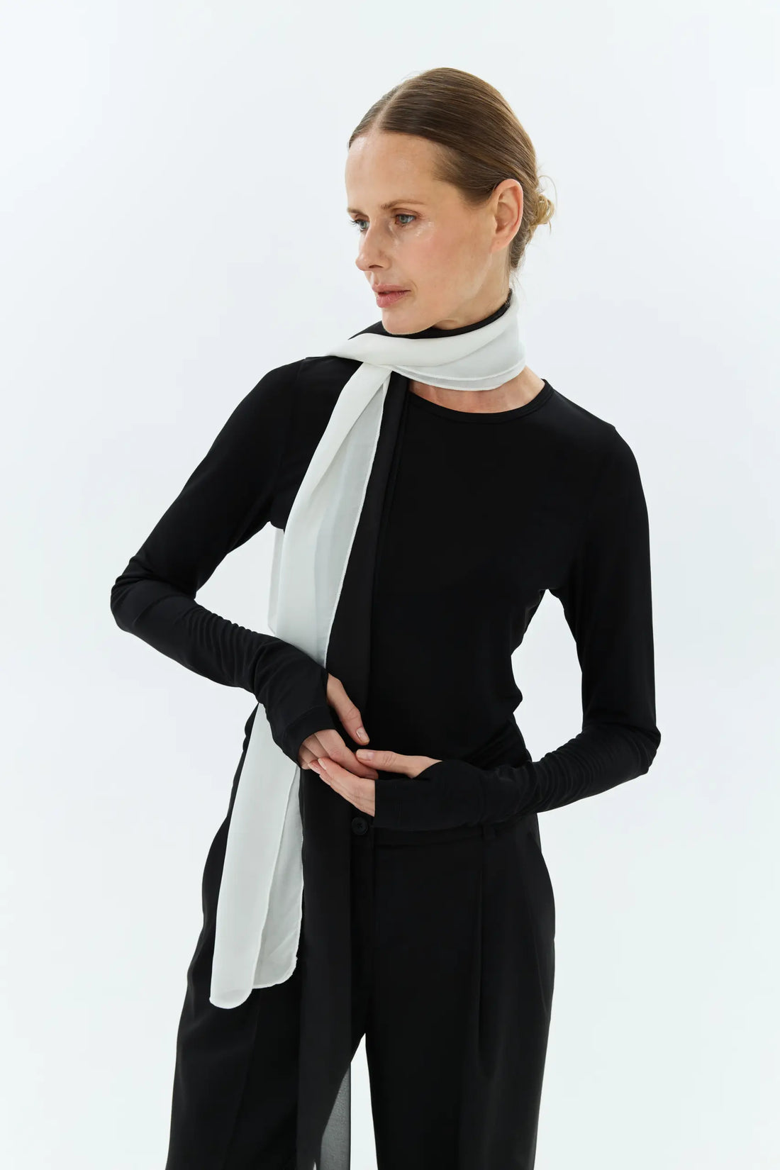 AD17 Лонгслив черный (Nazarelli)