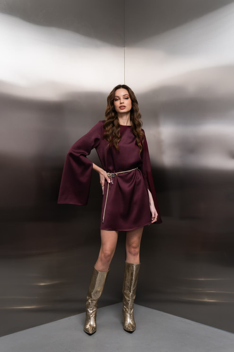 Wine dress ODRI (Mint), 3409820000011