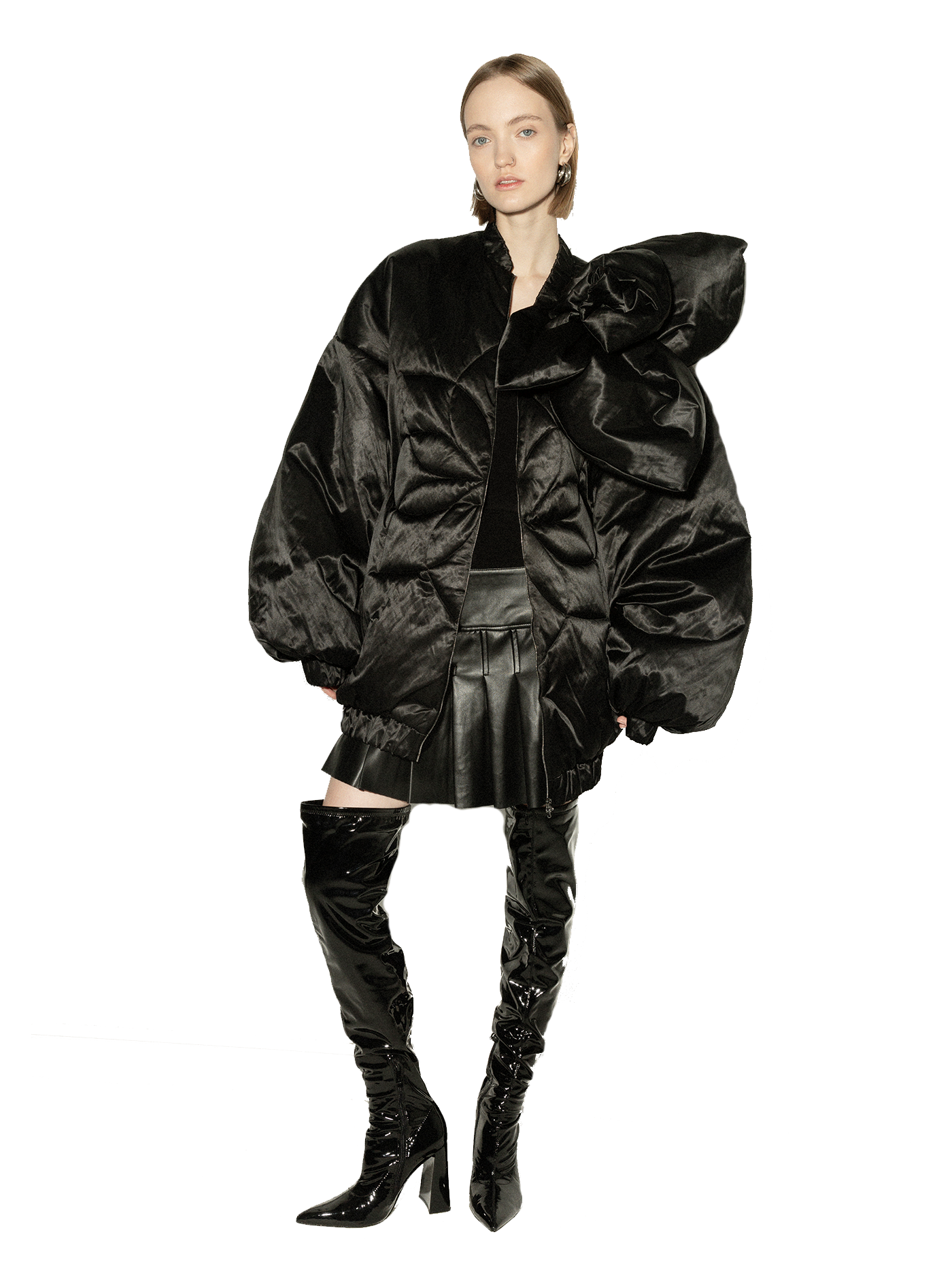 Dlouhá bomber bunda (NADYA DZYAK) , JK-FW2324-16