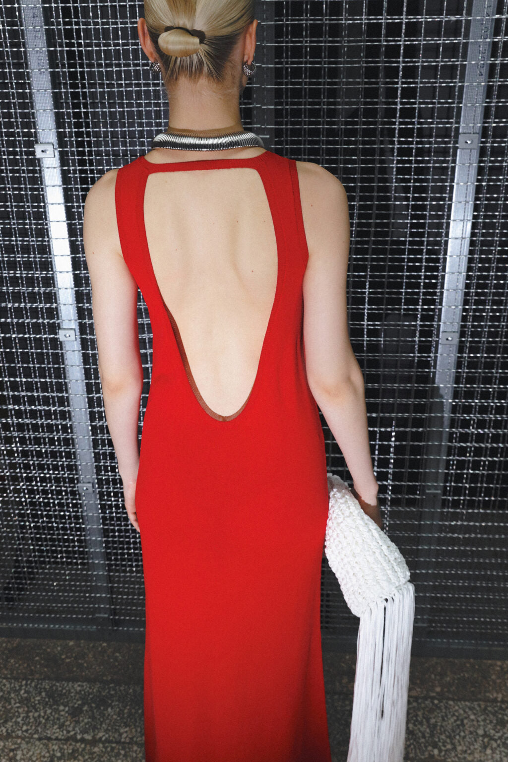 Сукня міді червоного кольору (KaterinaKvit) PSS250003