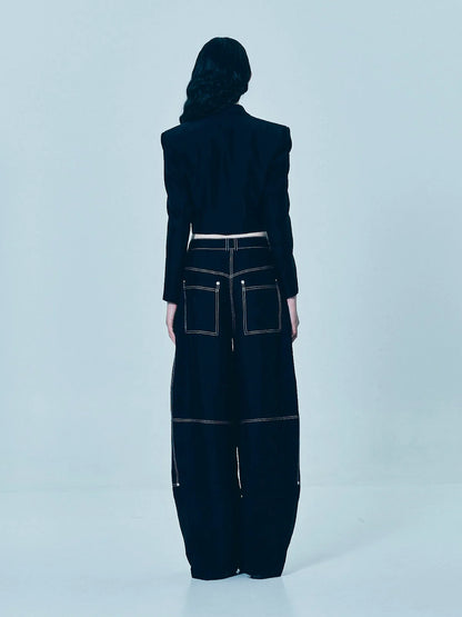 Black pants, (GUDU) TR005SS25