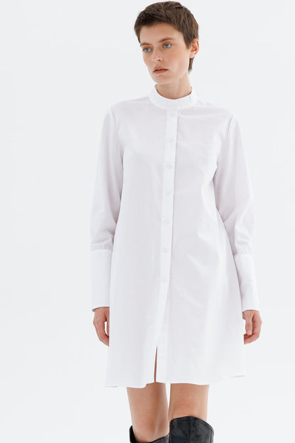 Shirt-dress with high cuffs, (Panove), U.PN00167В