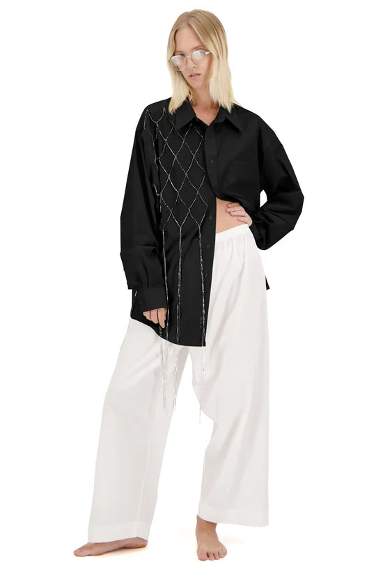Košile "REDESIGNED SHIRT 19 W" černá (Omelia)