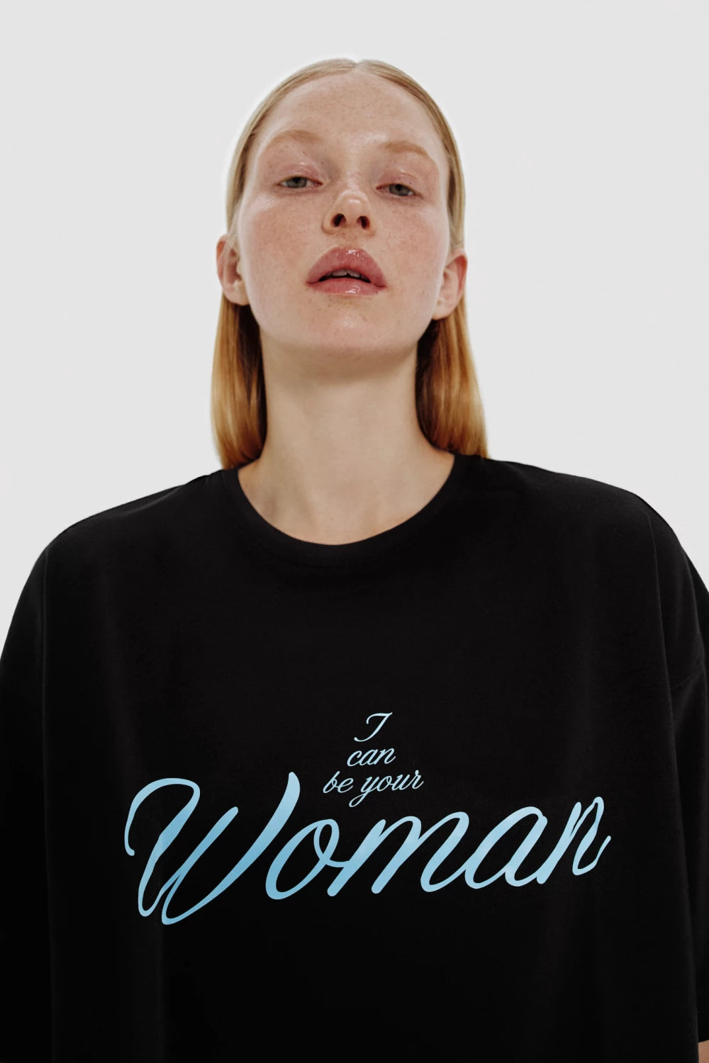 T-shirt, black &quot;woman&quot;, (KeepStyle), KSTL_0007