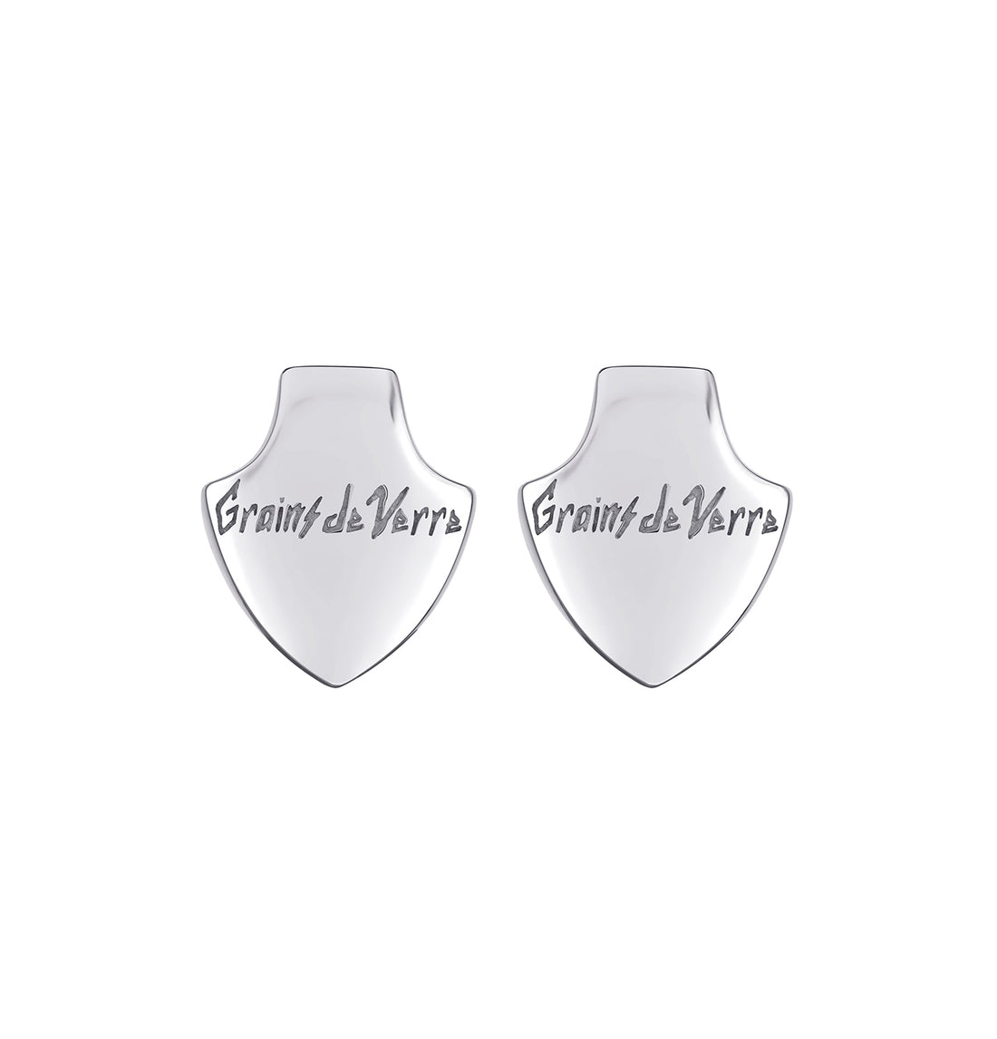 Náušnice "EWER", stříbrné, (GrainsDeVerre), EEW1