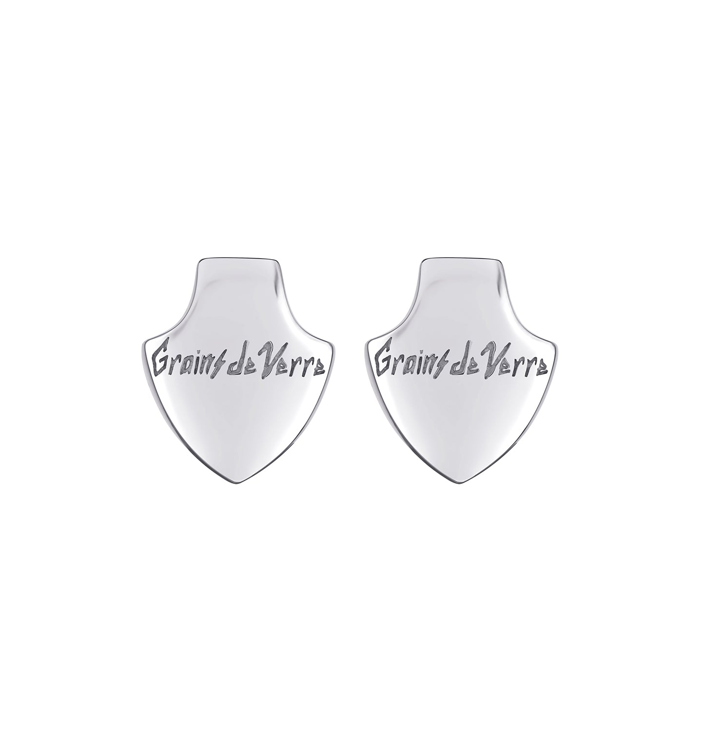 Náušnice "EWER", stříbrné, (GrainsDeVerre), EEW1