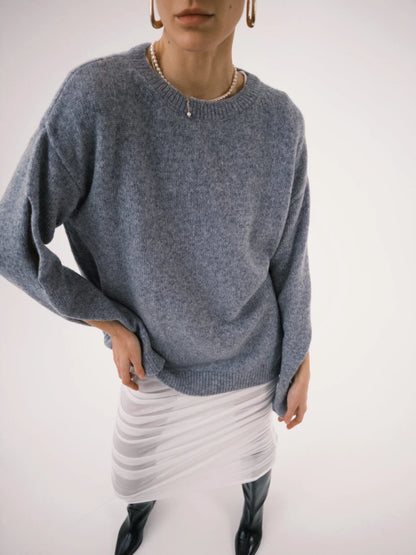 Sweater, gray, (KaterinaKvit) SAW252605