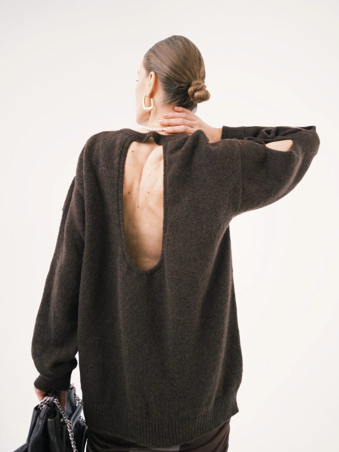 Svetr, hnědý, (KaterinaKvit) SAW252604