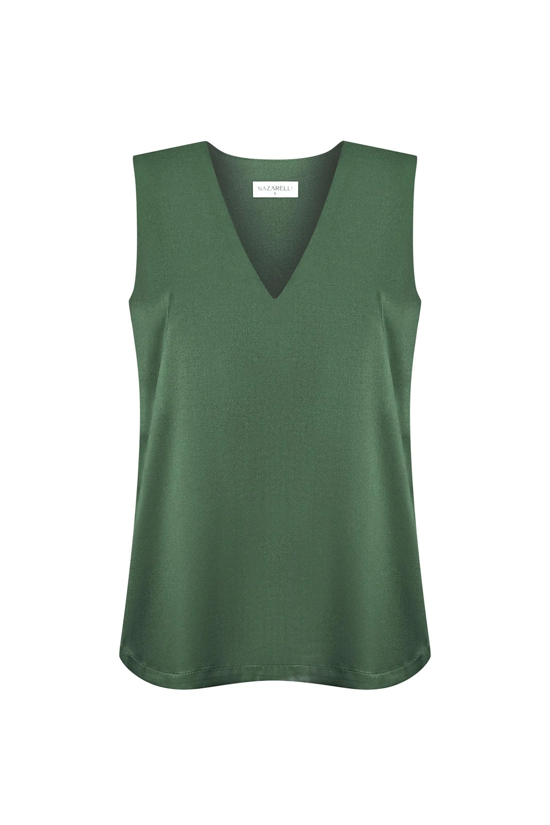Tank top &quot;Verde&quot;, green, (Nazarelli) SD16