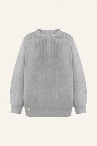 Knitted sweater, gray (T.MOSCA) SW25-01