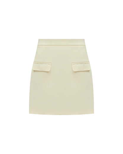 Mini sukně Lina smetanová, (Sarna) SA021S