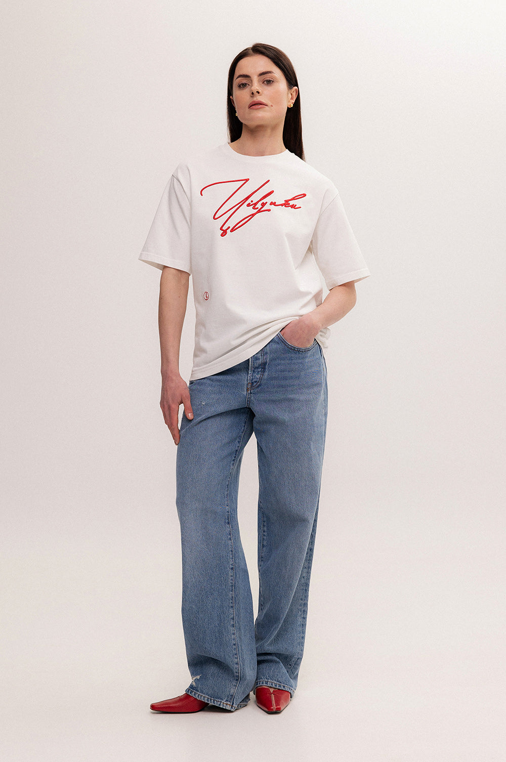 T-shirt *Tselunky*, white, (LadyDI), LD0127