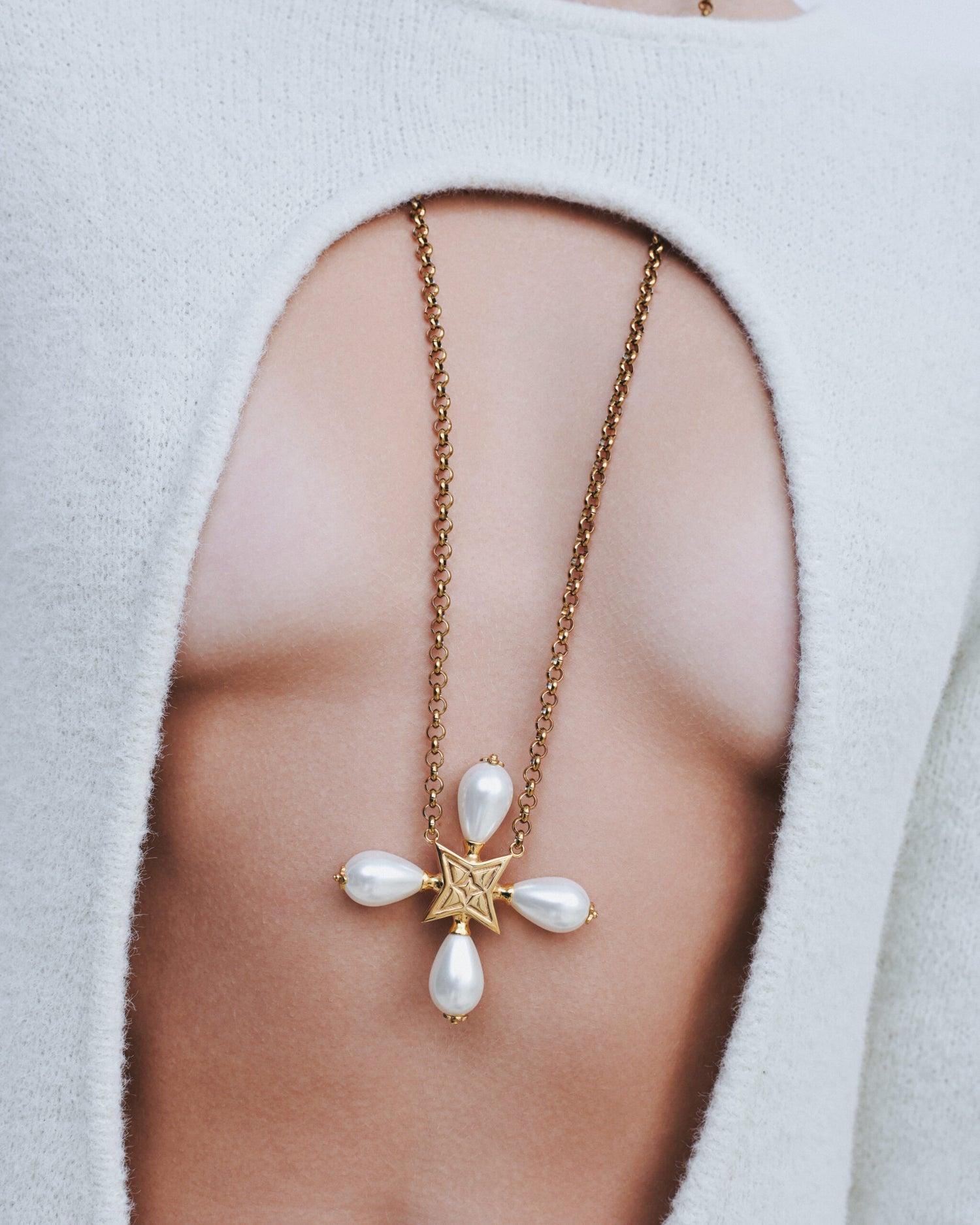 LULLABY CROSS WHITE (Grains de Verre) , NCr1