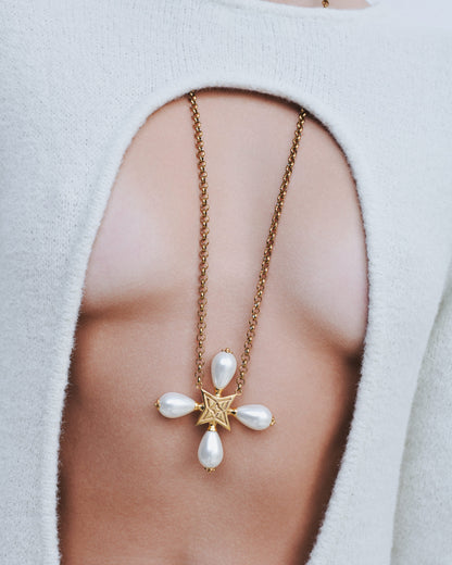 LULLABY CROSS WHITE (Grains de Verre) , NCr1
