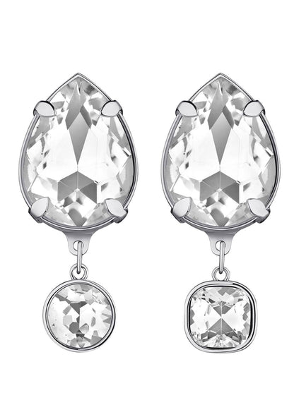 Кліпси &quot;RADIANCE&quot; срібло, (Grains de Verre) EWLC1