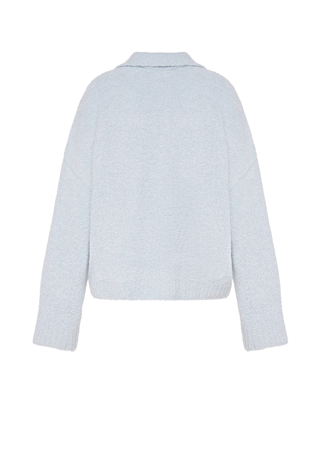 Bouclé sweater, light blue (0202)
