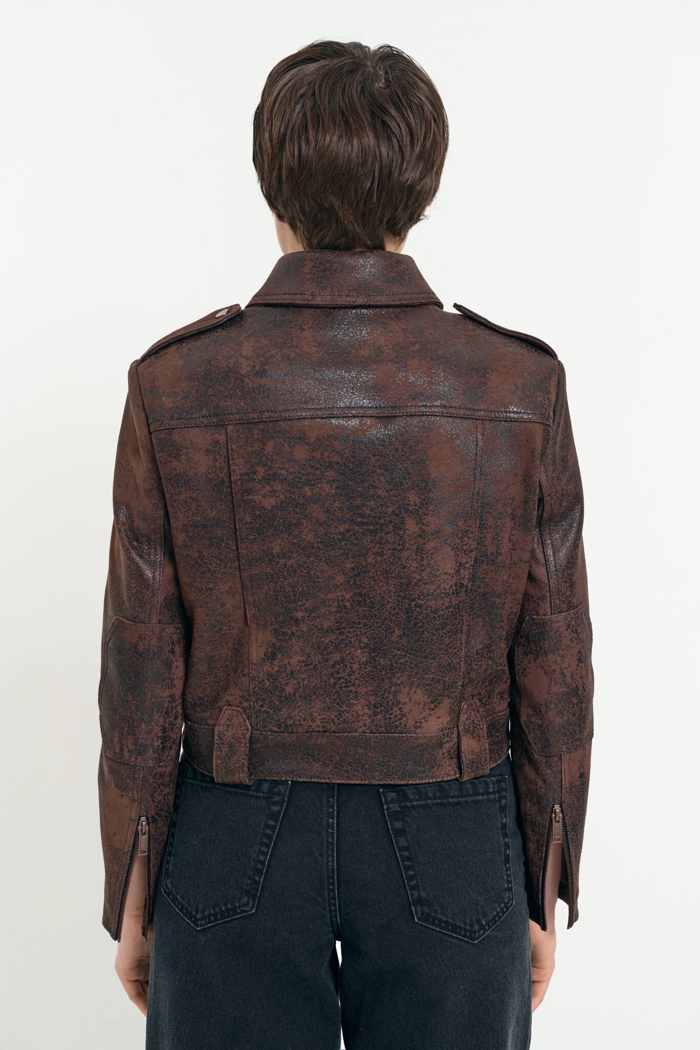 Zkrácená kožená bunda (TheMakers) , 2108