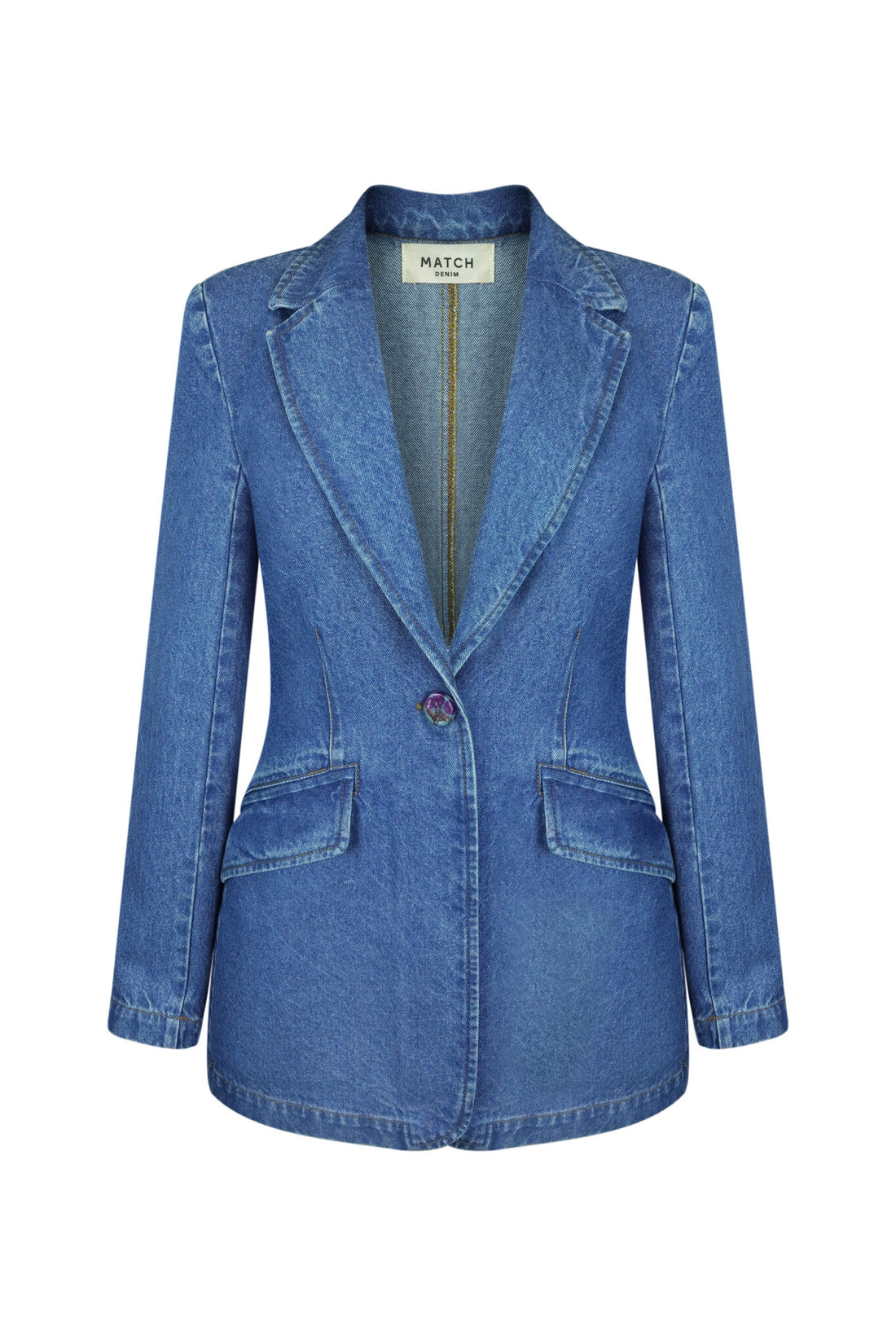 Джинсова куртка &quot;Silhouette&quot; (Match Denim), sp25-siluet-jacket-blue