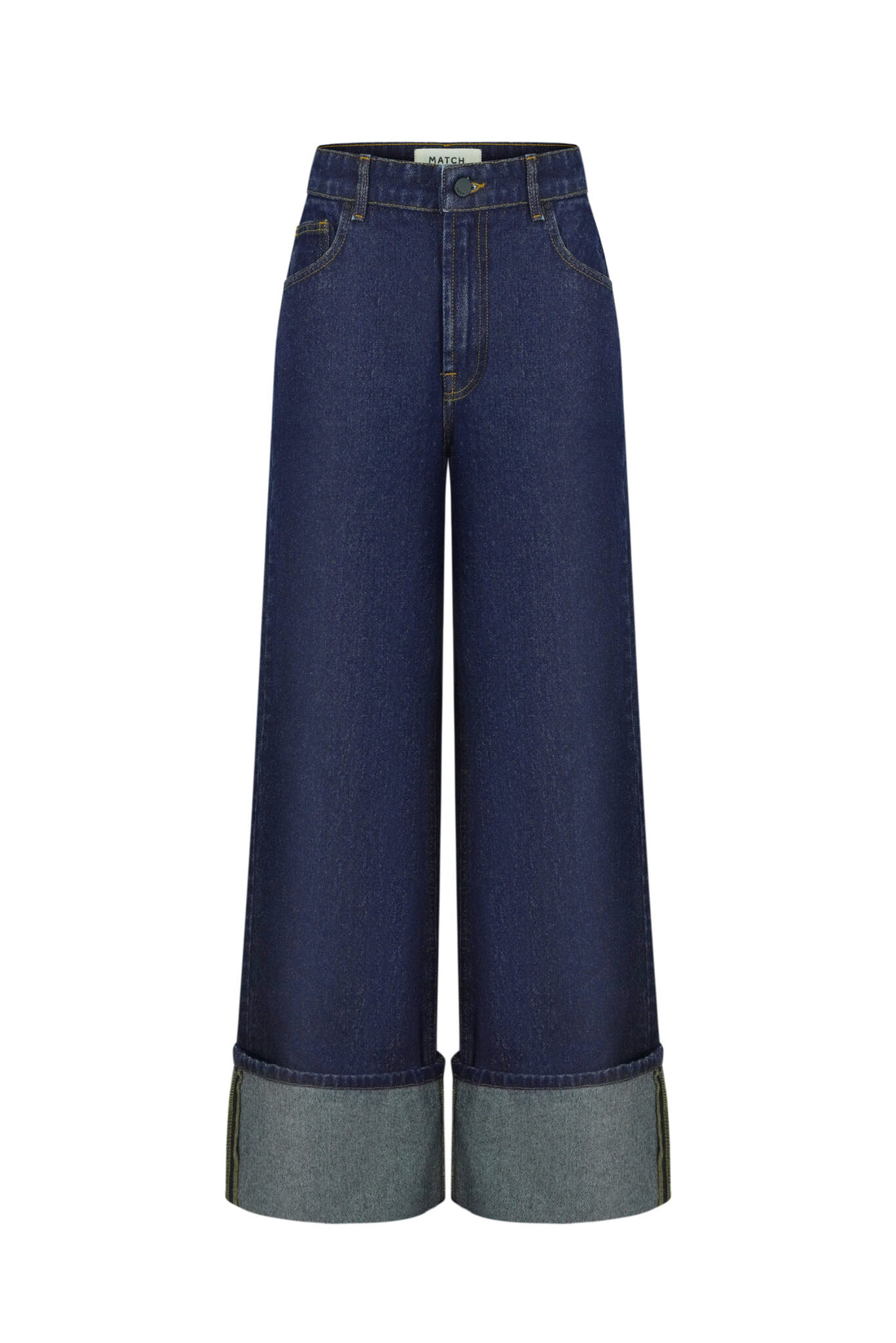 Джинси, індиго, з підвернутим краєм (Match Denim), sp25-roll-up-jeans